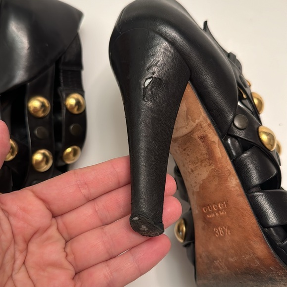 Gucci heels 38.5 made in Italy - Picture 9 of 9
